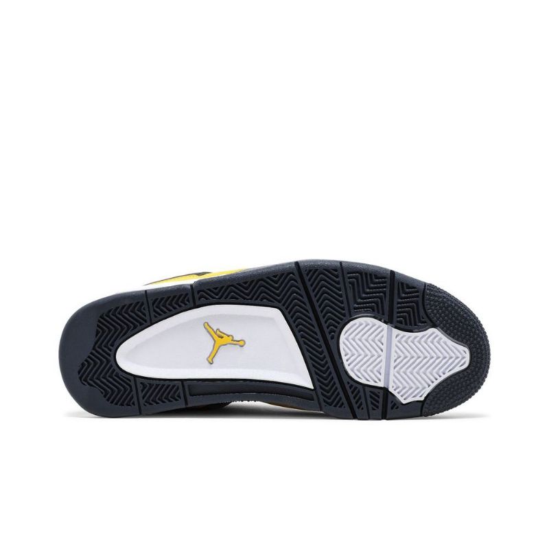 Ανδρικά Παπούτσια Air Jordan 4 Retro Κίτρινος Σκούρο Μπλε