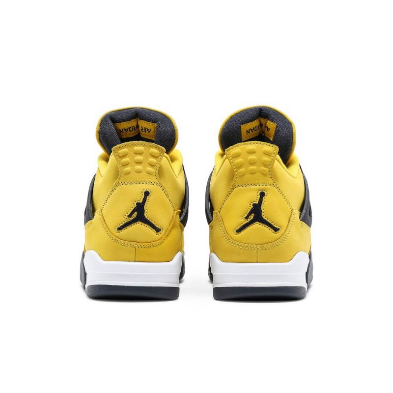 Ανδρικά Παπούτσια Air Jordan 4 Retro Κίτρινος Σκούρο Μπλε
