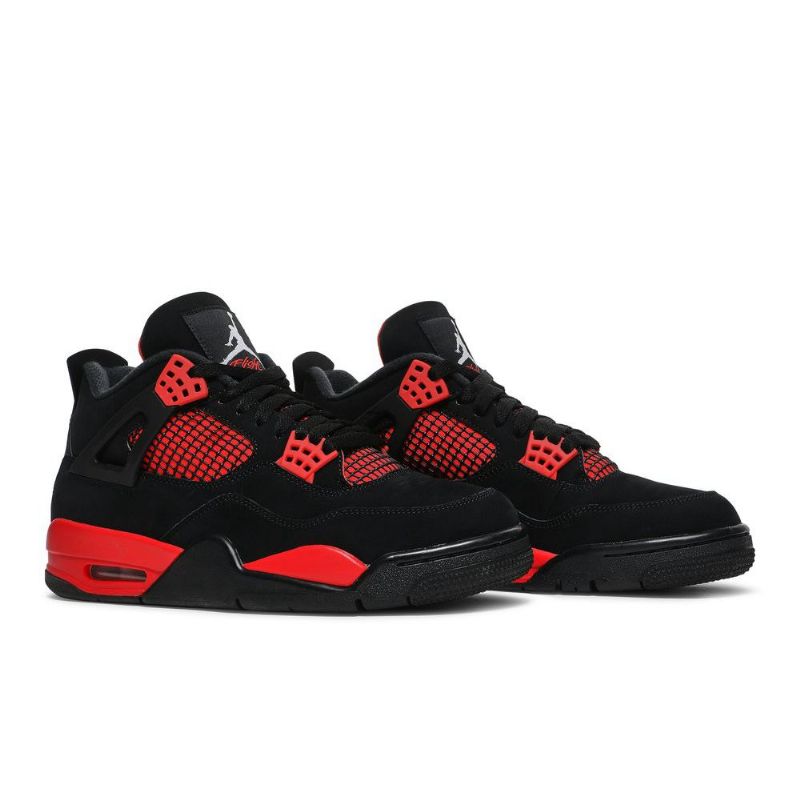 Ανδρικά Παπούτσια Air Jordan 4 Retro Κόκκινος Μαύρος