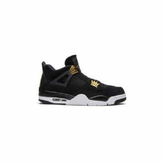 Ανδρικά Παπούτσια Air Jordan 4 Retro Μαύρος Χρυσός Άσπρο