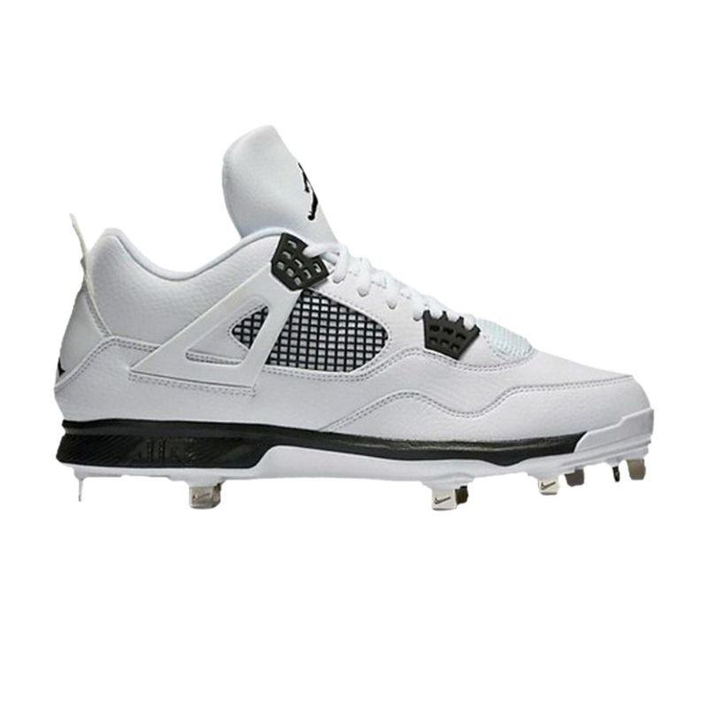Ανδρικά Παπούτσια Air Jordan 4 Retro Metal Άσπρο Μαύρος