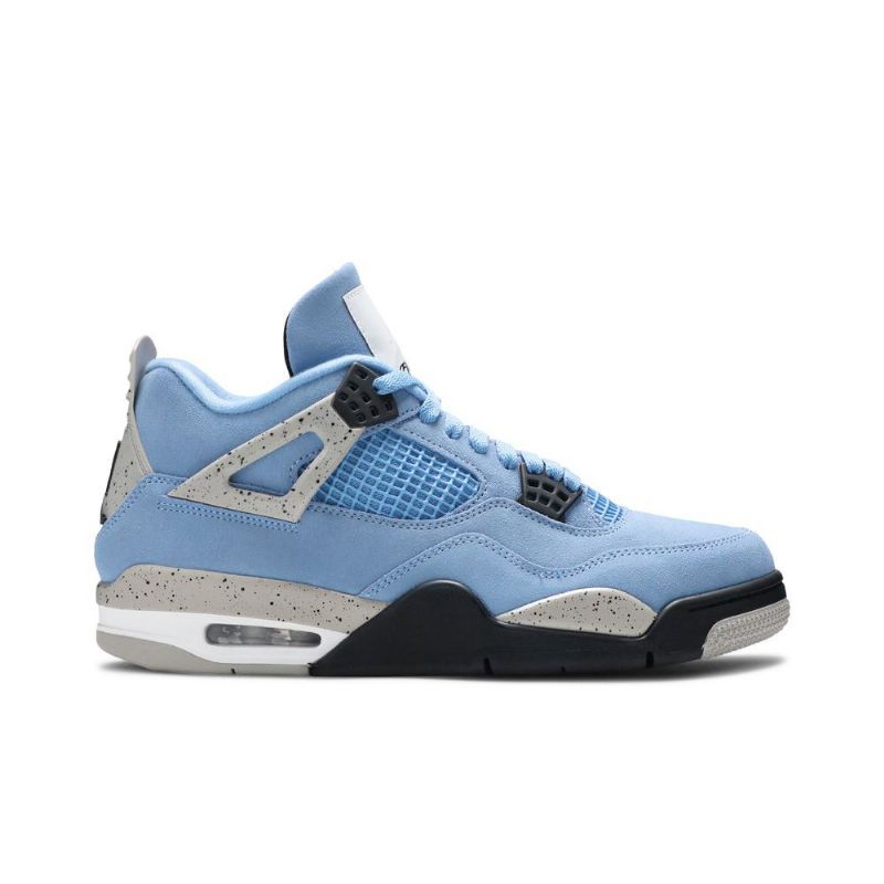 Ανδρικά Παπούτσια Air Jordan 4 Retro Μπλε Γκρί Μαύρος Άσπρο