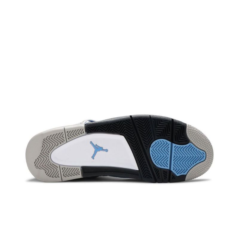 Ανδρικά Παπούτσια Air Jordan 4 Retro Μπλε Γκρί Μαύρος Άσπρο