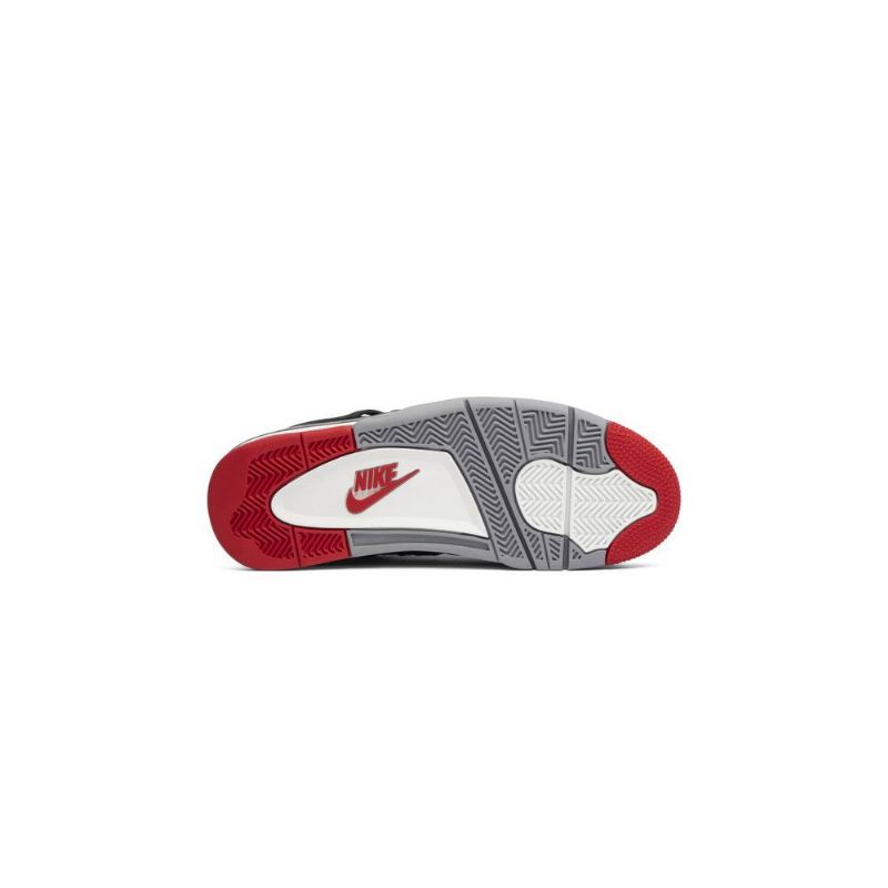 Ανδρικά Παπούτσια Air Jordan 4 Retro Og Μαύρα Γκρι Κόκκινα Λευκά