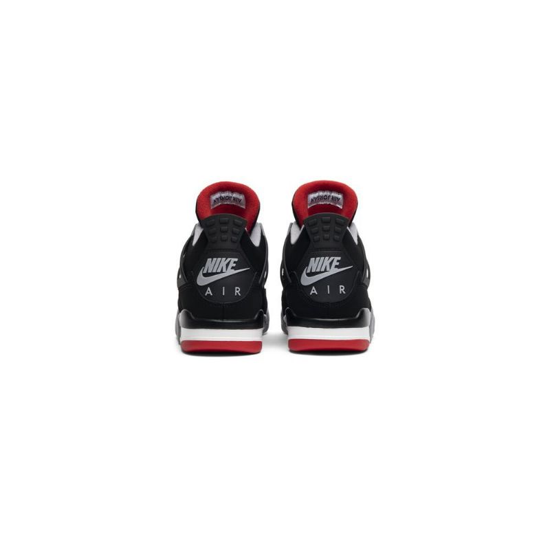 Ανδρικά Παπούτσια Air Jordan 4 Retro Og Μαύρα Γκρι Κόκκινα Λευκά