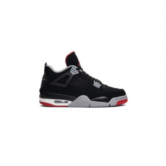 Ανδρικά Παπούτσια Air Jordan 4 Retro Og Μαύρα Γκρι Κόκκινα Λευκά