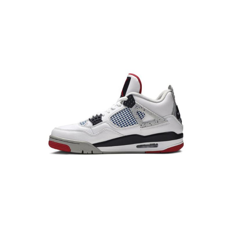 Ανδρικά Παπούτσια Air Jordan 4 Retro Se Άσπρο Μπλε Κόκκινος Γκρί
