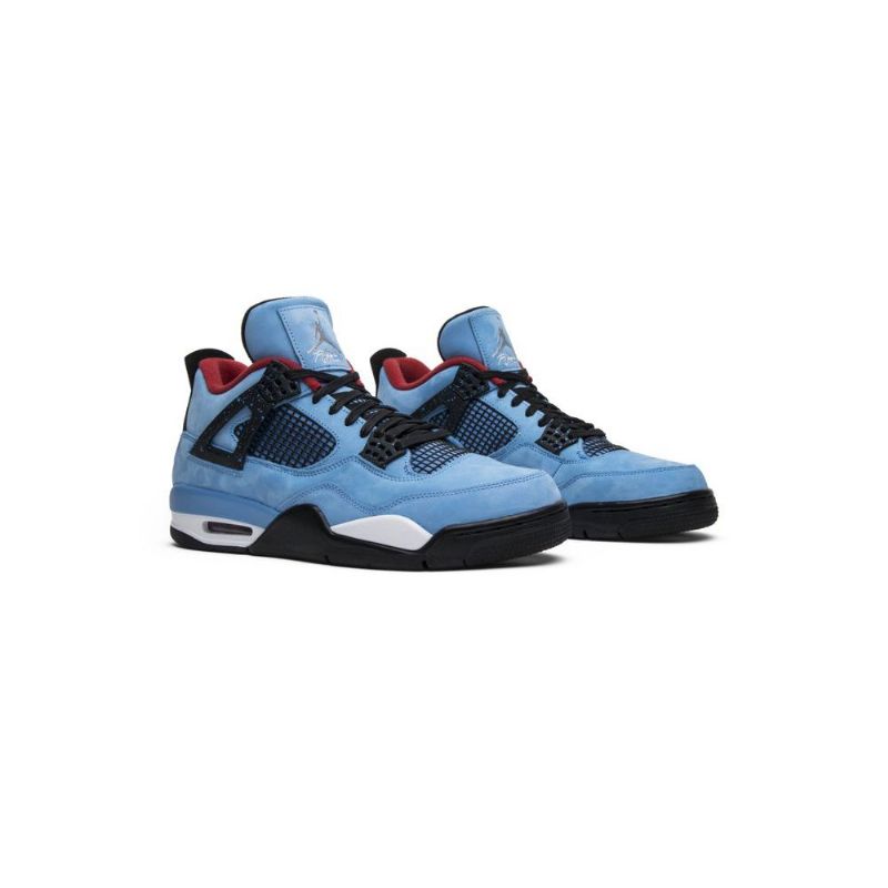 Ανδρικά Παπούτσια Air Jordan 4 Travis Scott Retro Μπλε Μαύρος Bordeaux