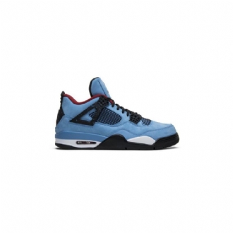 Ανδρικά Παπούτσια Air Jordan 4 Travis Scott Retro Μπλε Μαύρος Bordeaux