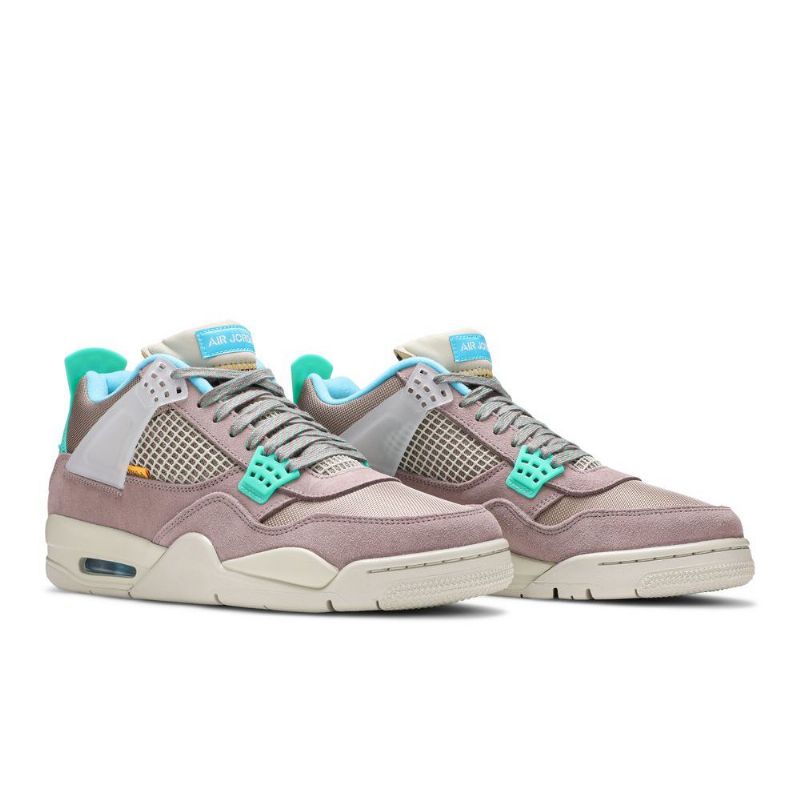 Ανδρικά Παπούτσια Air Jordan 4 Union La Retro Γκρί Turquoise Μπλε