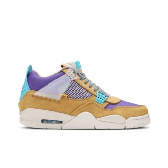Ανδρικά Παπούτσια Air Jordan 4 Union La Retro Καστανός Μωβ Turquoise