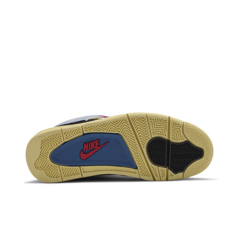Ανδρικά Παπούτσια Air Jordan 4 Union La Retro Μαύρα Μπλε Γκρι Κόκκινα