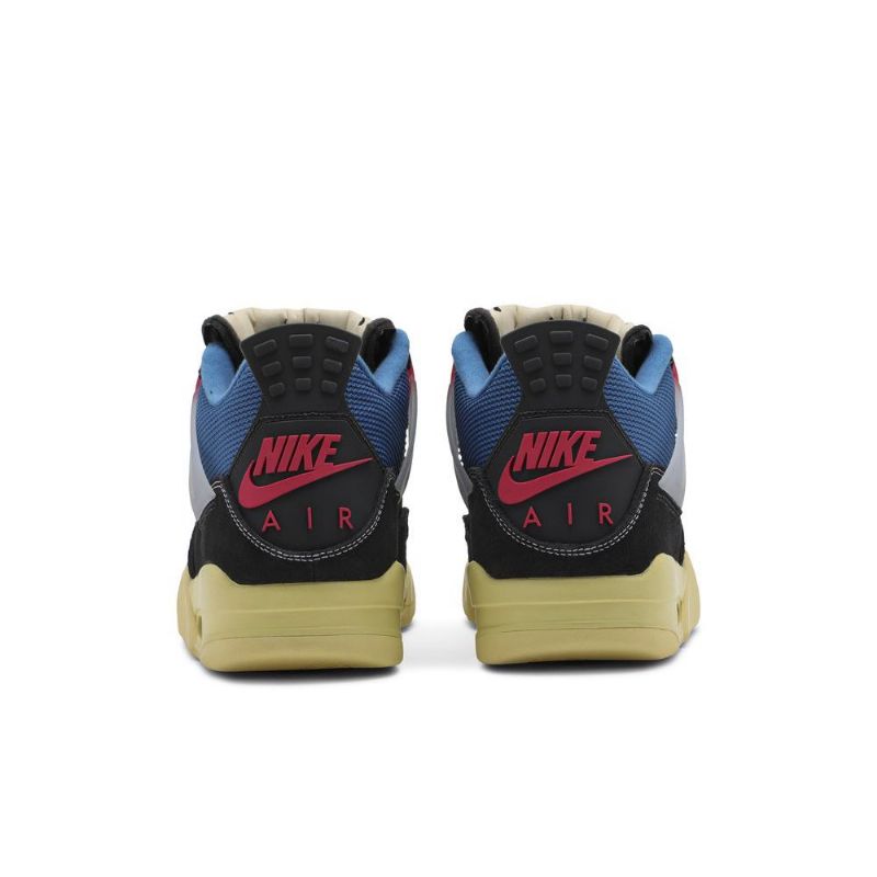 Ανδρικά Παπούτσια Air Jordan 4 Union La Retro Μαύρα Μπλε Γκρι Κόκκινα