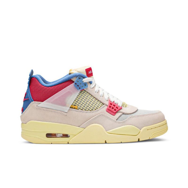 Ανδρικά Παπούτσια Air Jordan 4 Union La Retro Μπεζ Κόκκινος Μπλε