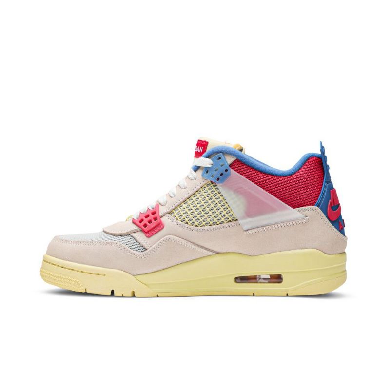 Ανδρικά Παπούτσια Air Jordan 4 Union La Retro Μπεζ Κόκκινος Μπλε