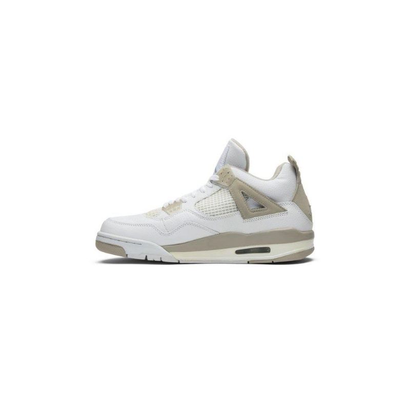 Γυναικεία Παπούτσια Air Jordan 4 Retro Άσπρο Γκρί