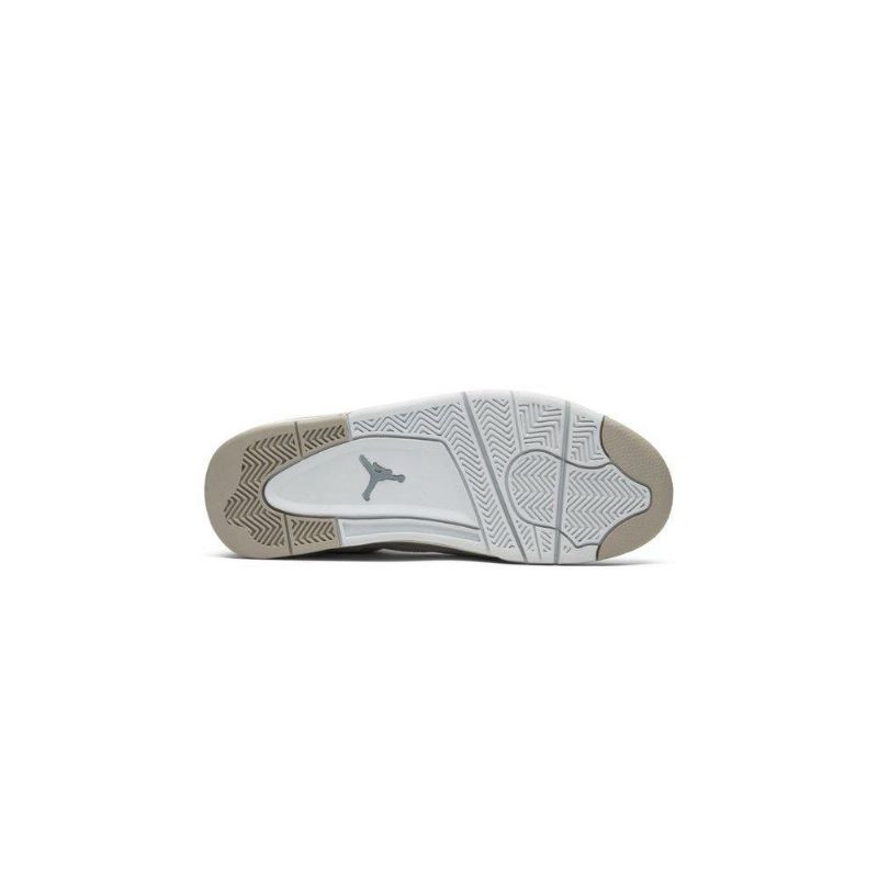 Γυναικεία Παπούτσια Air Jordan 4 Retro Άσπρο Γκρί