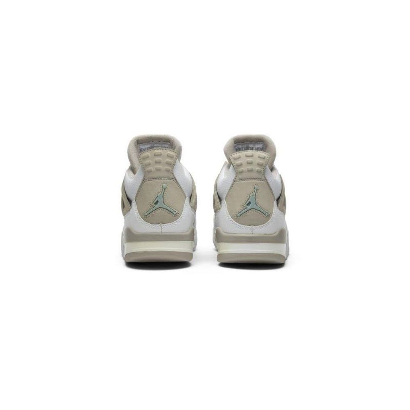 Γυναικεία Παπούτσια Air Jordan 4 Retro Άσπρο Γκρί