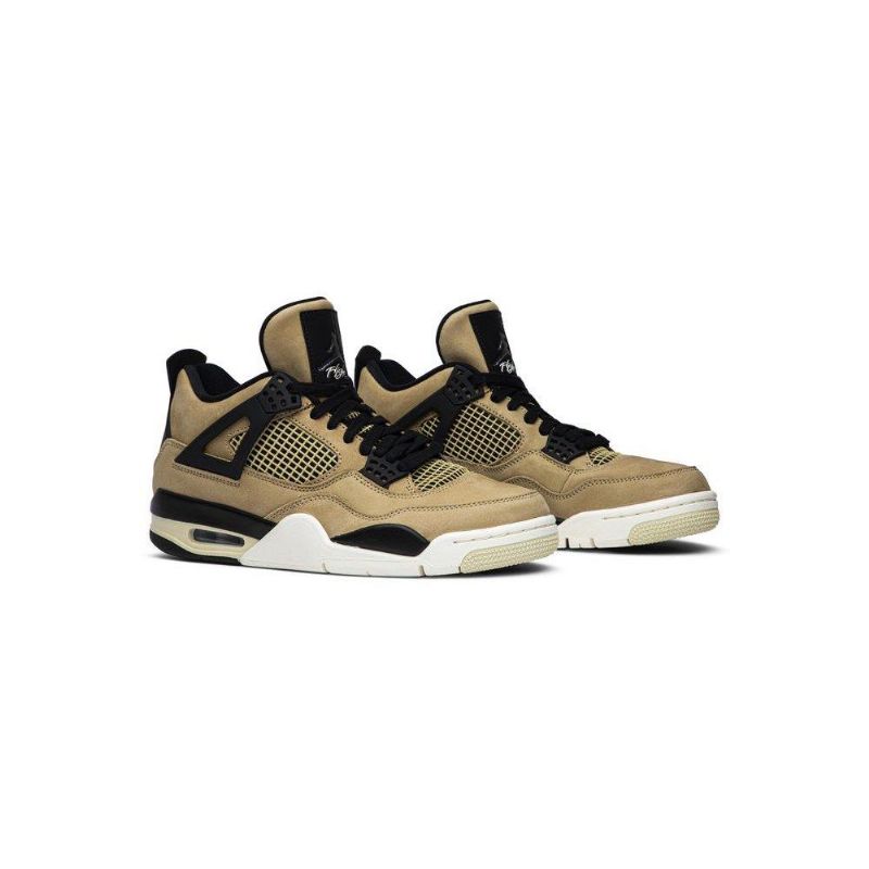 Γυναικεία Παπούτσια Air Jordan 4 Ρετρό Καφέ Μαύρα