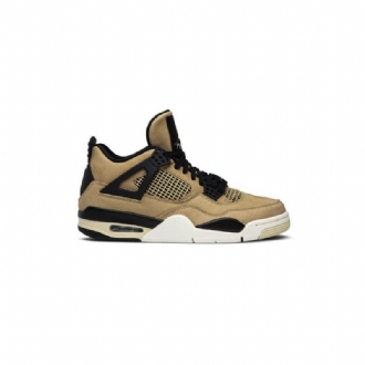 Γυναικεία Παπούτσια Air Jordan 4 Ρετρό Καφέ Μαύρα