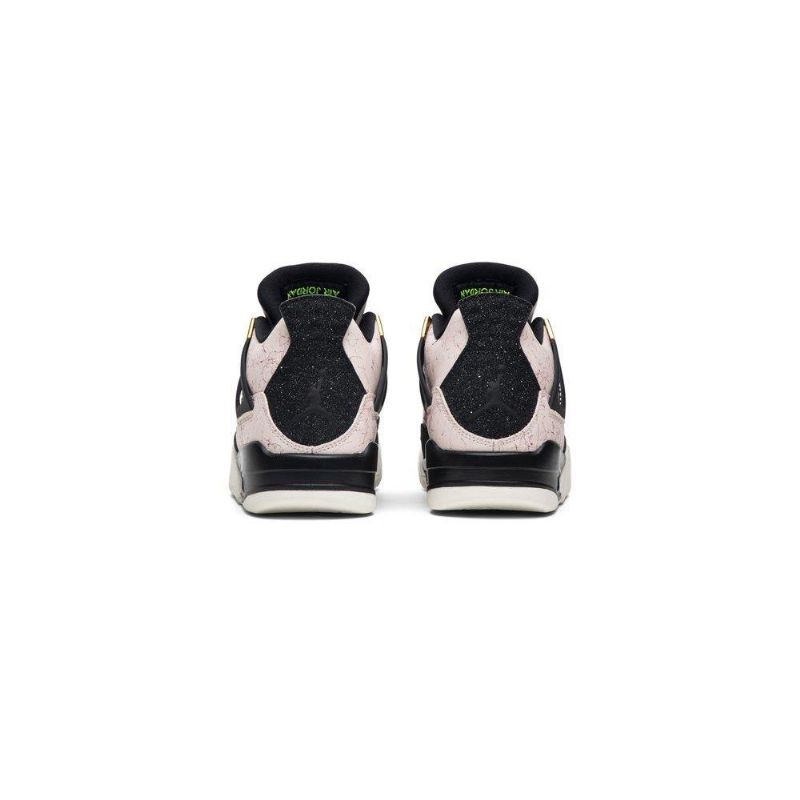 Γυναικεία Παπούτσια Air Jordan 4 Retro Ροζ Μαύρος Χρυσός