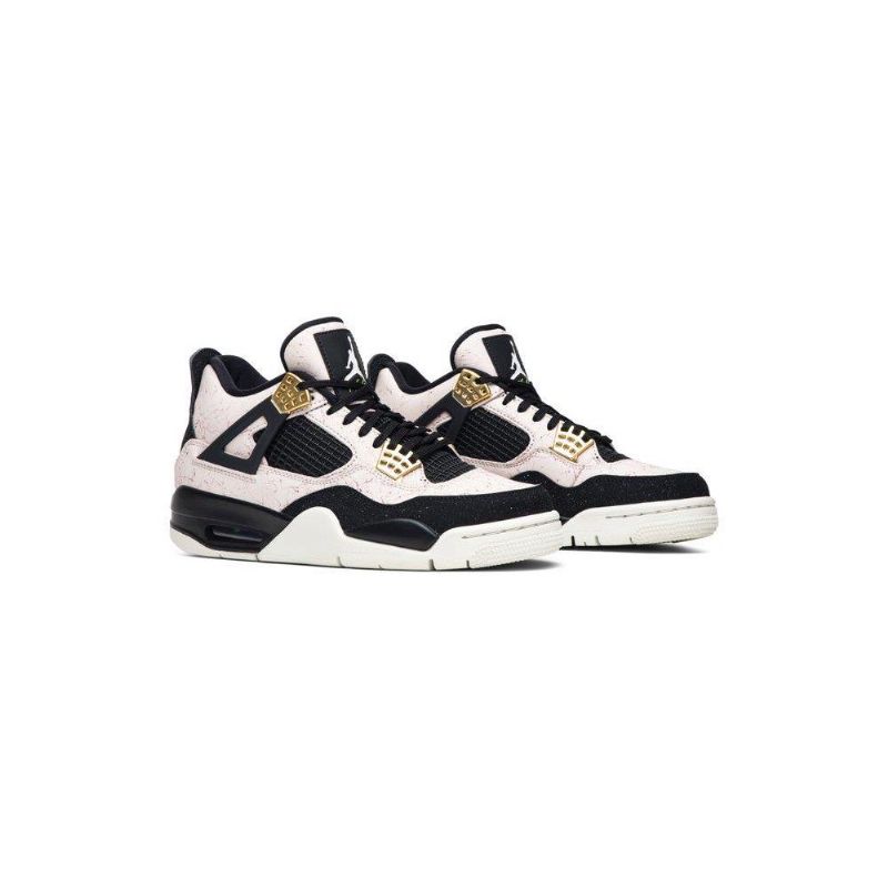 Γυναικεία Παπούτσια Air Jordan 4 Retro Ροζ Μαύρος Χρυσός