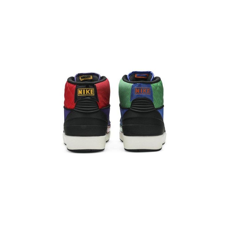 Air Jordan 2 Ρετρό Μαύρα Πολύχρωμα Γυναικεία Παπούτσια