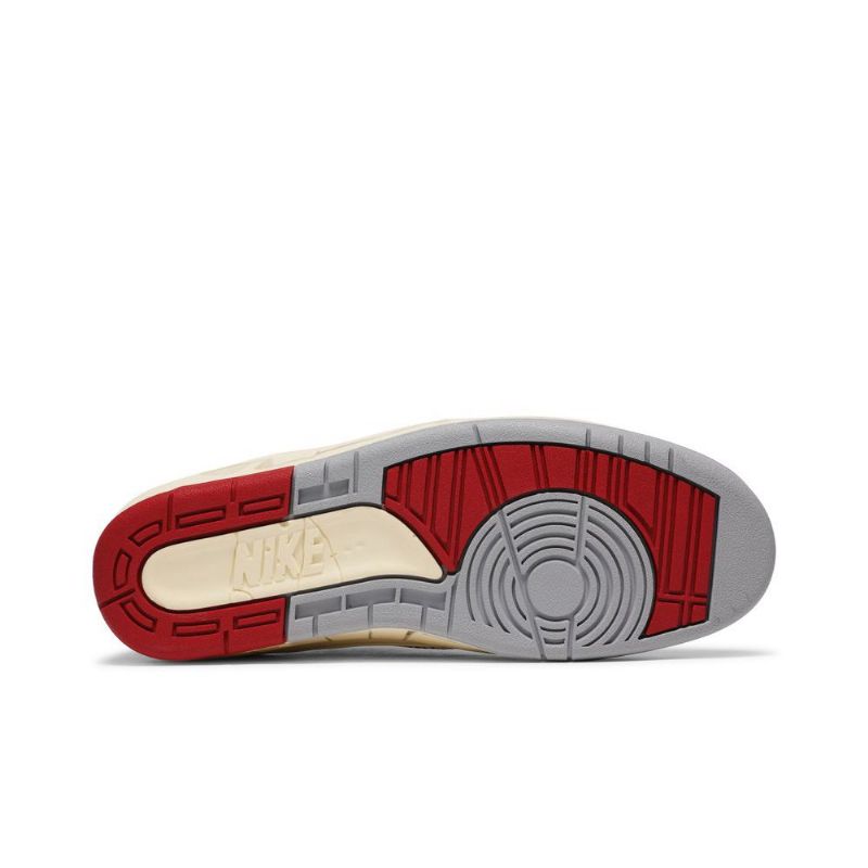 Ανδρικά Παπούτσια Air Jordan 2 Off-άσπρο Retro Low Sp Λευκά Κόκκινα Μπεζ