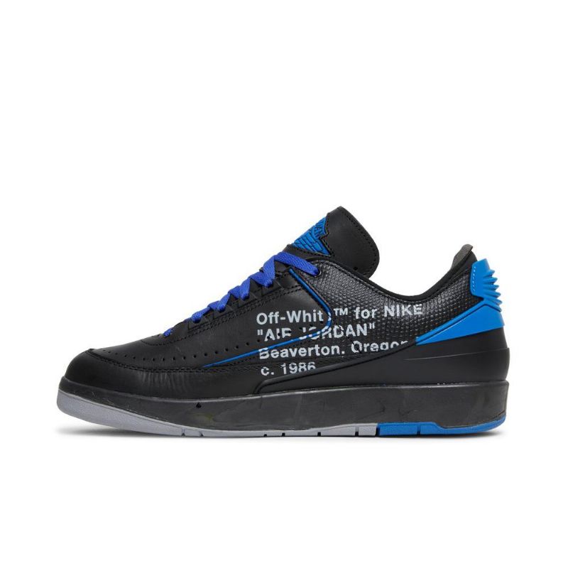 Ανδρικά Παπούτσια Air Jordan 2 Off-άσπρο Retro Low Sp Μαύρα Μπλε Γκρι