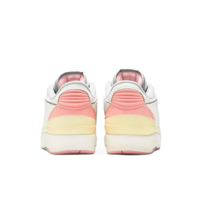 Γυναικεία Παπούτσια Air Jordan 2 Retro Low Άσπρο Κίτρινος Ροζ