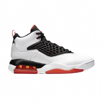 Ανδρικά Παπούτσια Air Jordan Maxin 200 Άσπρο Μαύρος Πορτοκάλι