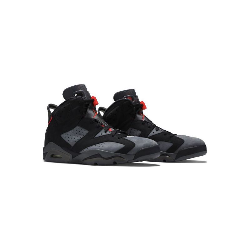 Ανδρικά Παπούτσια Air Jordan 6 Paris Saint-germain Retro Γκρί Μαύρος Κόκκινος