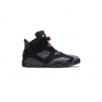 Ανδρικά Παπούτσια Air Jordan 6 Paris Saint-germain Retro Γκρί Μαύρος Κόκκινος