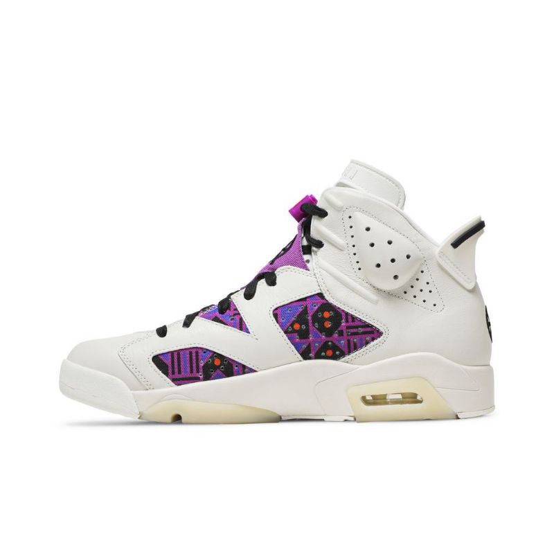 Ανδρικά Παπούτσια Air Jordan 6 Retro Άσπρο Μωβ Μαύρος