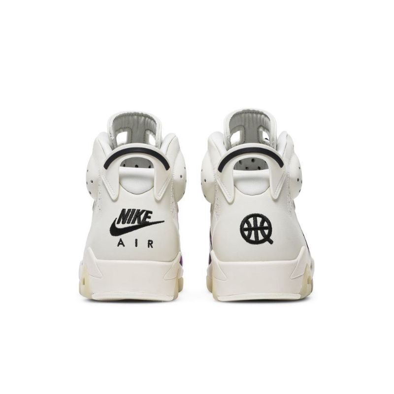 Ανδρικά Παπούτσια Air Jordan 6 Retro Άσπρο Μωβ Μαύρος