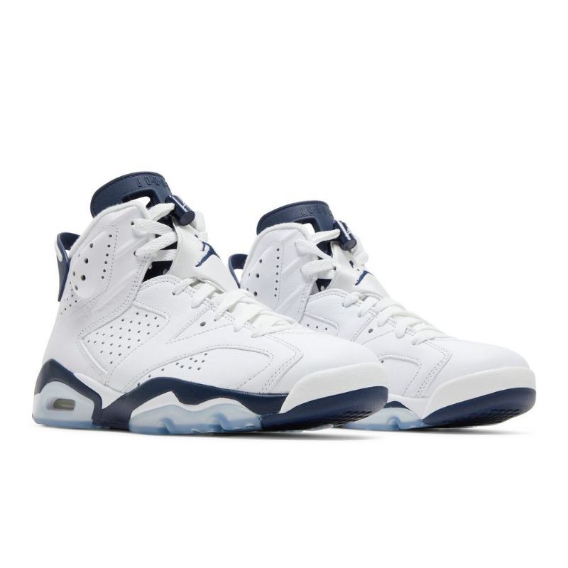 Ανδρικά Παπούτσια Air Jordan 6 Retro Άσπρο Σκούρο Μπλε