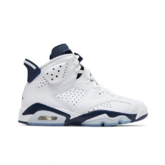 Ανδρικά Παπούτσια Air Jordan 6 Retro Άσπρο Σκούρο Μπλε