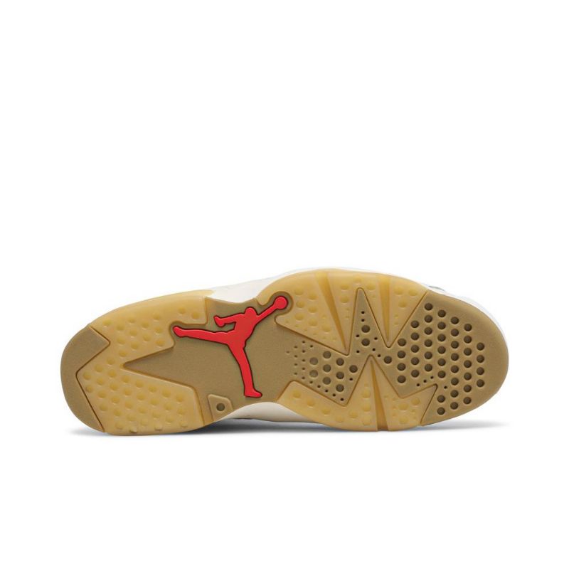 Ανδρικά Παπούτσια Air Jordan 6 Ρετρό Λευκό Καφέ Μαύρα