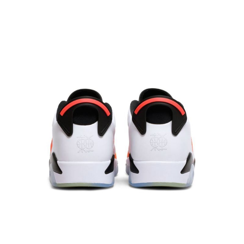 Ανδρικά Παπούτσια Air Jordan 6 Retro Low Se Λευκό Μαύρο Κίτρινο Πορτοκαλί