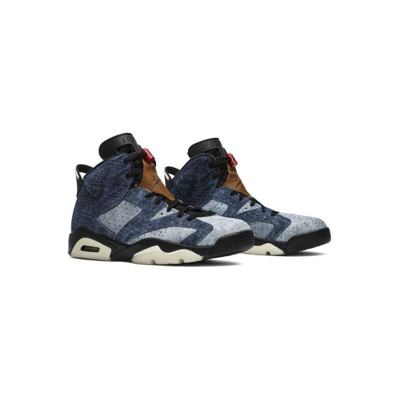 Ανδρικά Παπούτσια Air Jordan 6 Retro Μπλε Γκρί Καστανός