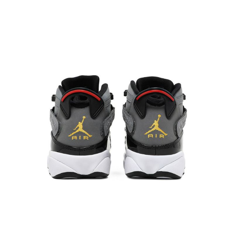 Ανδρικά Παπούτσια Air Jordan 6 Rings Γκρι Μαύρα Κόκκινα