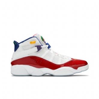 Ανδρικά Παπούτσια Air Jordan 6 Rings Λευκά Κόκκινα