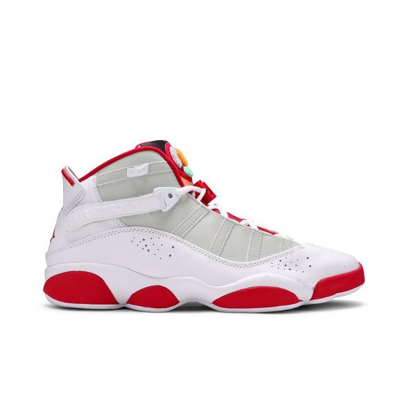 Ανδρικά Παπούτσια Air Jordan 6 Rings Λευκά Κόκκινα Γκρι