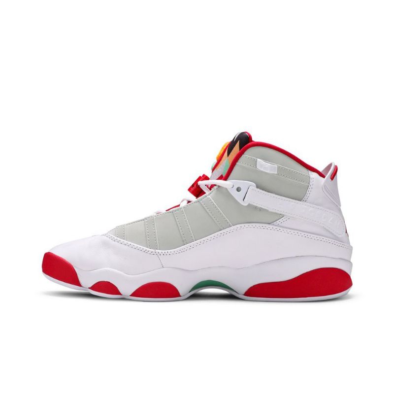 Ανδρικά Παπούτσια Air Jordan 6 Rings Λευκά Κόκκινα Γκρι