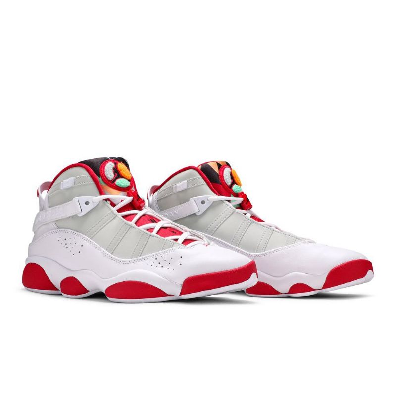 Ανδρικά Παπούτσια Air Jordan 6 Rings Λευκά Κόκκινα Γκρι