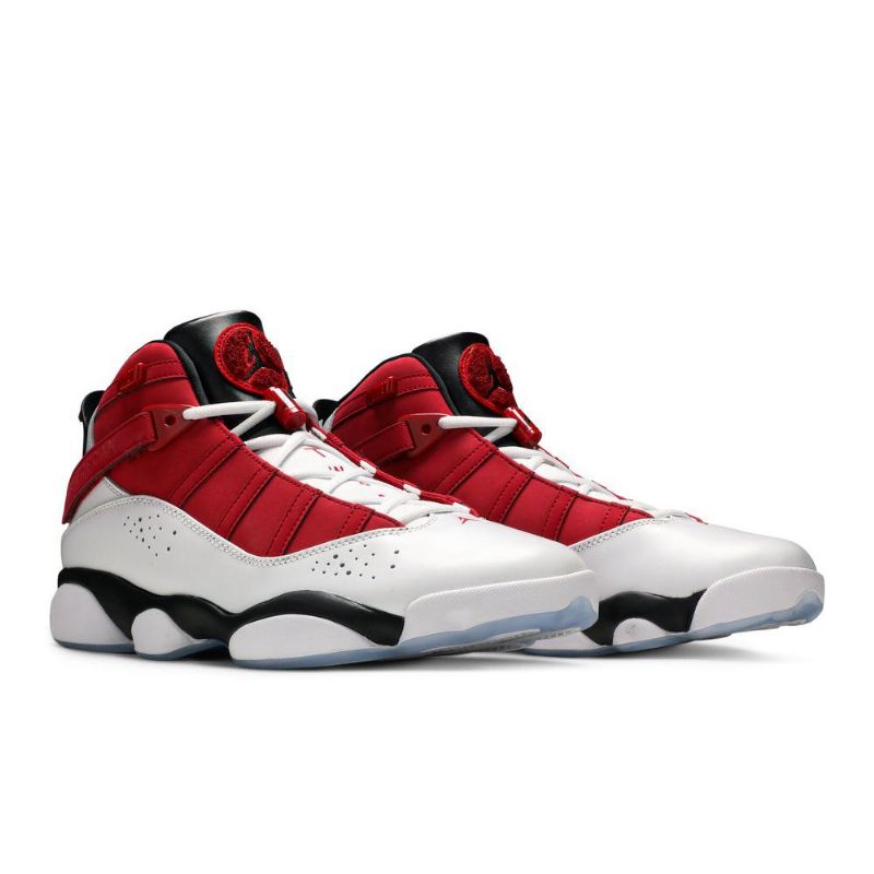 Ανδρικά Παπούτσια Air Jordan 6 Rings Λευκά Κόκκινα Μαύρα