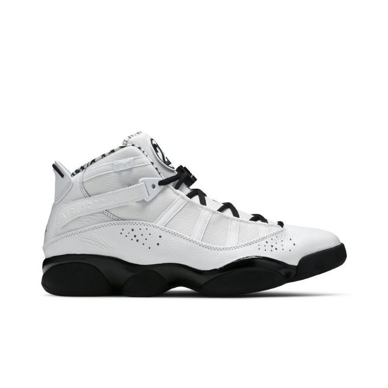 Ανδρικά Παπούτσια Air Jordan 6 Rings Λευκά Μαύρα