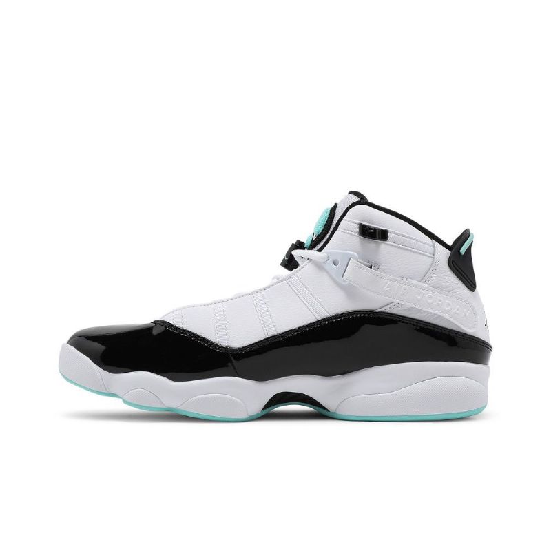 Ανδρικά Παπούτσια Air Jordan 6 Rings Λευκά Μαύρα Μπλε