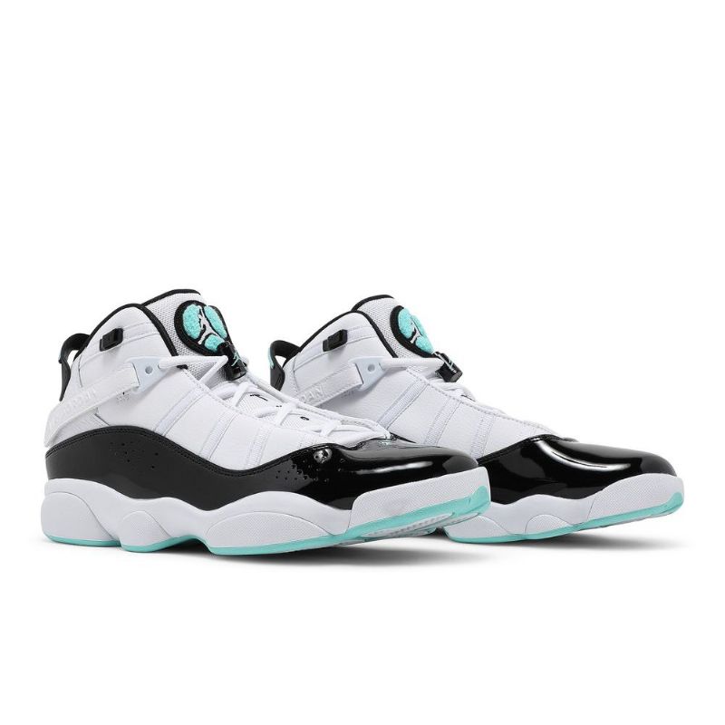 Ανδρικά Παπούτσια Air Jordan 6 Rings Λευκά Μαύρα Μπλε