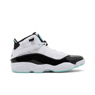 Ανδρικά Παπούτσια Air Jordan 6 Rings Λευκά Μαύρα Μπλε